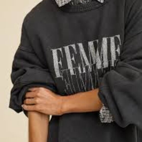 aerie Sweaters - Aerie Très Chic Sweatshirt - Smoked Gray